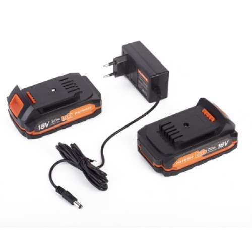 Шуруповерт PATRIOT BR 181UES, 18В, 2Ач,  две батареи (*15)