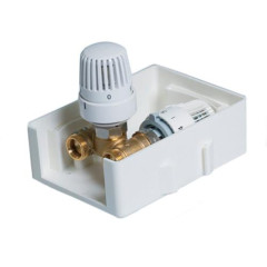 Регулировочный монтажный короб с ограничителем температуры обратного потока ZEISSLER TCB-C/RTL01