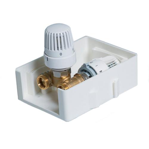 Регулировочный монтажный короб с ограничителем температуры обратного потока ZEISSLER TCB-C/RTL01