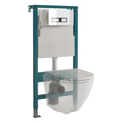 Инсталляция для унитаза EVA GOLD 500S с сенсорным управлением (клавиша сенсорная 08S хром)