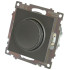 Светорегулятор поворотный 500W Катрин графит GLS10-7106-06