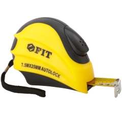Рулетка FIT Инфинити автостоп 7,5 м*25 мм (17350)