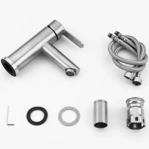 Смеситель для умывальника FRAP F10801 керам. кран-букса, латунь