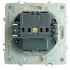 Розетка 2P+Е ЭМИЛИ шторки белый RST16-5110-01