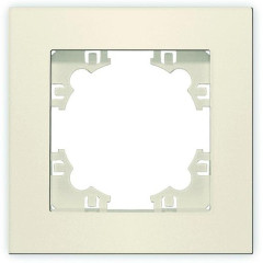 Рамка 1-пост Universal Афина сл.кость A0053-I