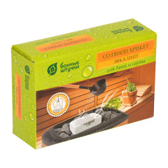 Соляной брикет 1300г с травами Эвкалипт 