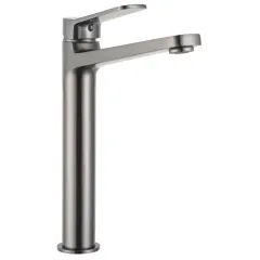 Смеситель для умывальника FRAP F1062-29 оружейная сталь, высокий