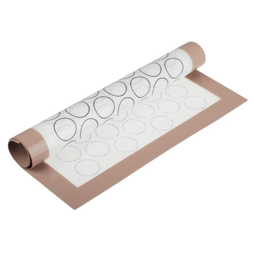 Коврик для раскатки теста силиконовый SATOSHI Макарун 40х30см (856-159)