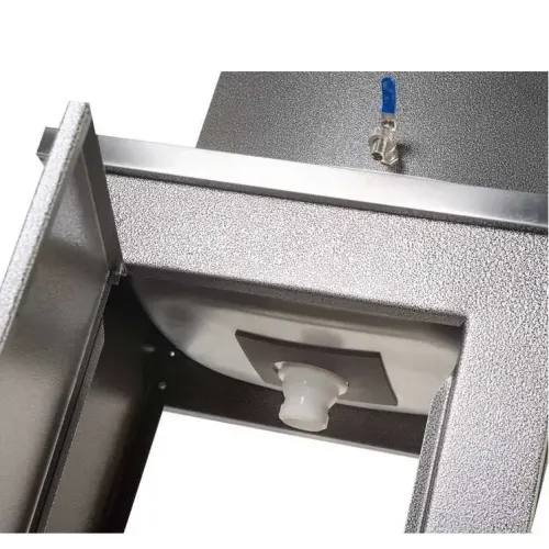 Умывальник дачный ВИХРЬ ЛЮКС (74/4/3) с подогревом, нержавеющая мойка, цвет серебро