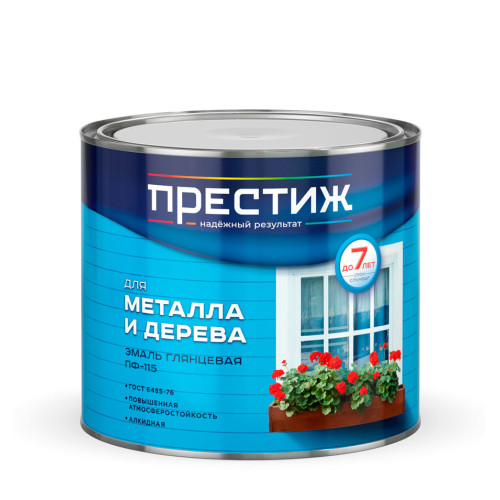 Эмаль ПФ-115 ПРЕСТИЖ светло-голубая 1,9 кг