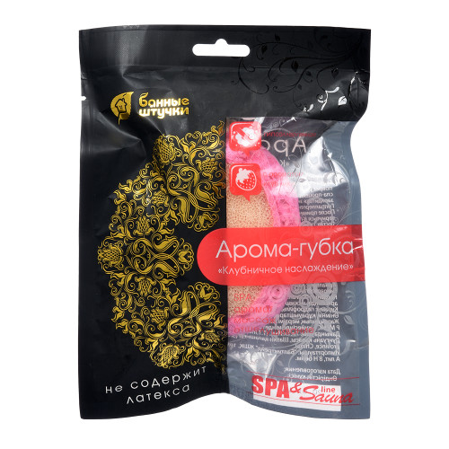 Арома-губка Клубничное наслаждение 100*65*35мм