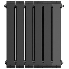 Радиатор биметаллический ROYAL THERMO PianoForte 500/100 6 сек. Noir Sable