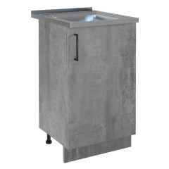 Стол под мойку EVA GOLD 50 светлый цемент