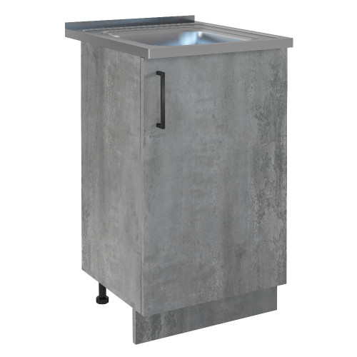 Стол под мойку EVA GOLD 50 светлый цемент