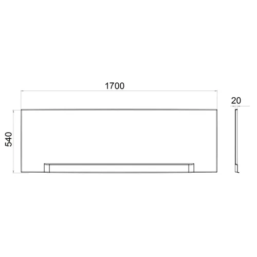 Панель фронтальная 1ACREAL Дюна (London) 170