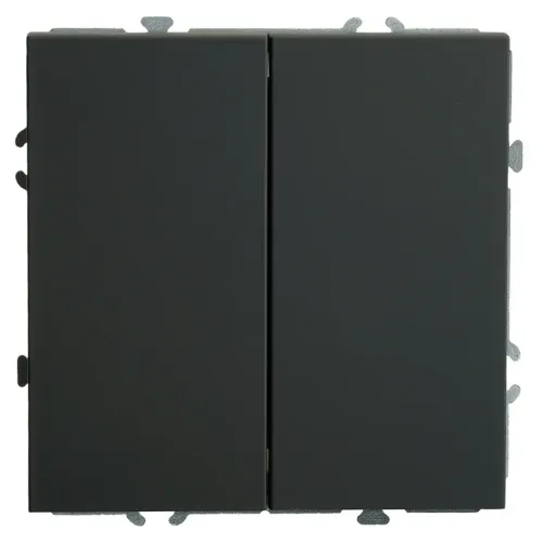 Переключатель 2-кл ЭМИЛИ черный RSW10-5107-05