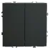 Переключатель 2-кл ЭМИЛИ черный RSW10-5107-05