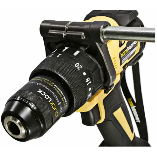 Шуруповерт HANSKONNER HCD18165BL (18В, 4Ач, кейс)