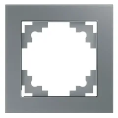 Рамка 1-пост Катрин серебро PFR00-7001-03