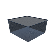 Корзина мелкосетчатая 395*410*185 GS чёрная