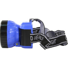 Фонарь налобный SMARTBUY SBF-25-B аккумуляторный 1(1Вт)+8 LED синий (554885)