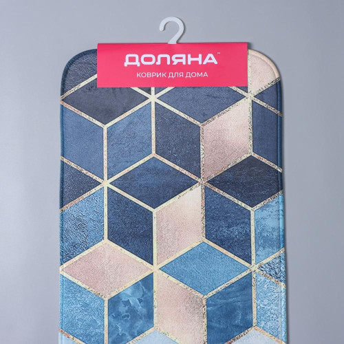 Коврик для ванной 450х1200мм ДОЛЯНА Бурлекс (4280836)