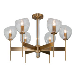 Светильник EUROSVET 60130/6 латунь