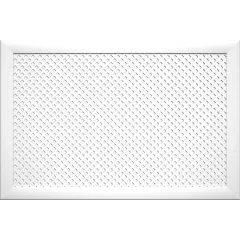 Радиаторная вентиляционная решетка из МДФ STELLA Глория 90*60 белый