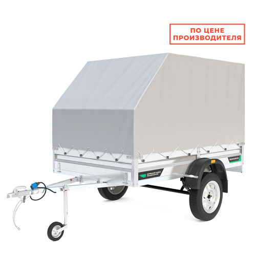 Прицеп ТИТАН 2714 (2720х1360, борт h=300, Тент+каркас, h=1220 скос)
