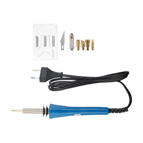 Набор для выжигания (6 насадок) 220В/30Вт ZD-707А Rexant 12-0183