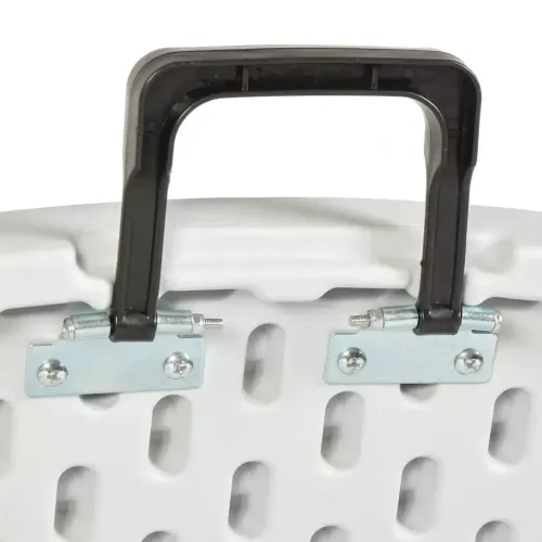 Стол садовый Марьяна NEO 152х152х74см круглый, пластиковая столешница, белый (495356)