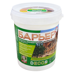 Средство Барьер-Decor защитное для древесины , Калужница, 0,9кг