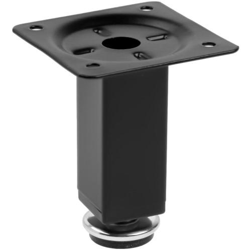 |Опора ТУНДРА квадратная OKV001BL d=25*25мм h=80мм черный(9371382)