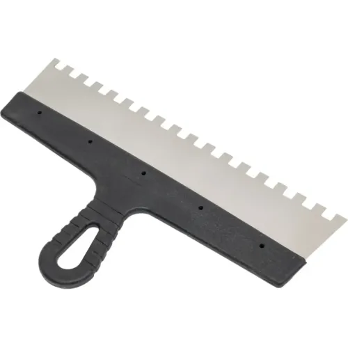 Шпатель СИБРТЕХ зуб. нерж. 350мм/10х10мм (85507)