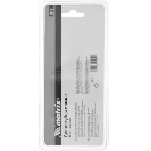 Длинногубцы MATRIX Mini 130 мм прямые (17810)