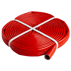 Утеплитель для трубы Супер Протект ф 22 мм х 4 мм красный 10м