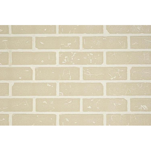 Панель АКВ тиснение Кирпич, белый (2,44м*1,22м, 5,5мм)
