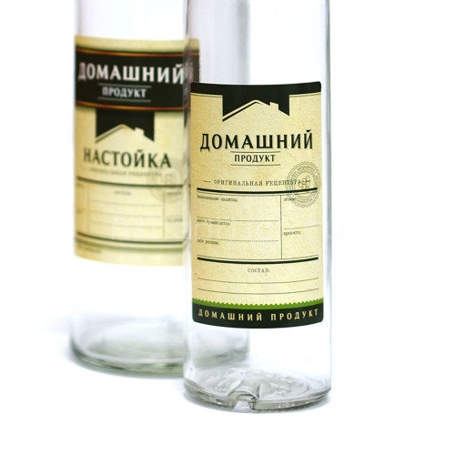 Этикетка Универсальная для крепких напитков, зеленый, 48 шт