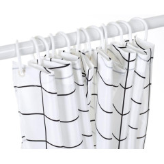 Шторка для ванной РМС 180х180см полиэстер, ШП-03 (463696)