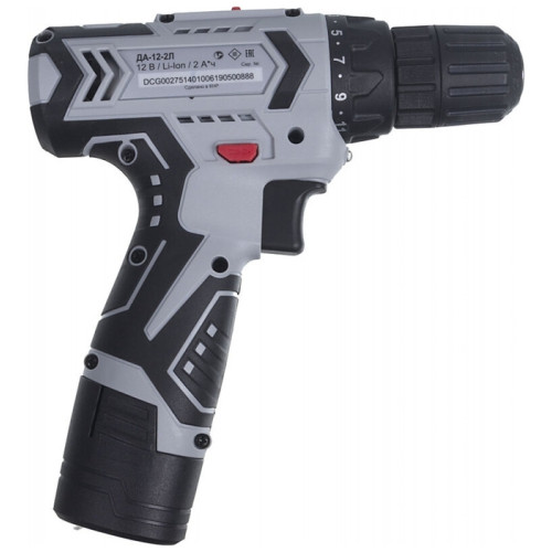 Шуруповерт РЕСАНТА ДА-12-2Л (75/14/1) (*15)