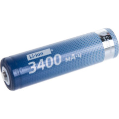 Аккумулятор Li-ion 18650 3400мА.ч с защитой (блист.1шт) Космос KOC18650Li-ion34PBL1