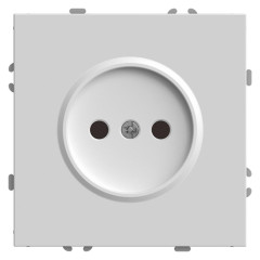 Розетка 2P ЭМИЛИ шторки белый RST16-5109-01