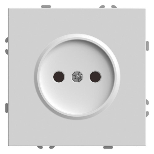 Розетка 2P ЭМИЛИ шторки белый RST16-5109-01