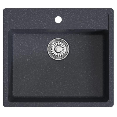 Мойка комп. MIXLINE МЛ-ГМ15 500х560x180мм, антрацит, сифон
