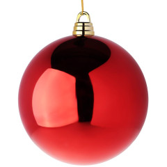 Шар новогодний 20см, красный СНОУ БУМ (372-620)