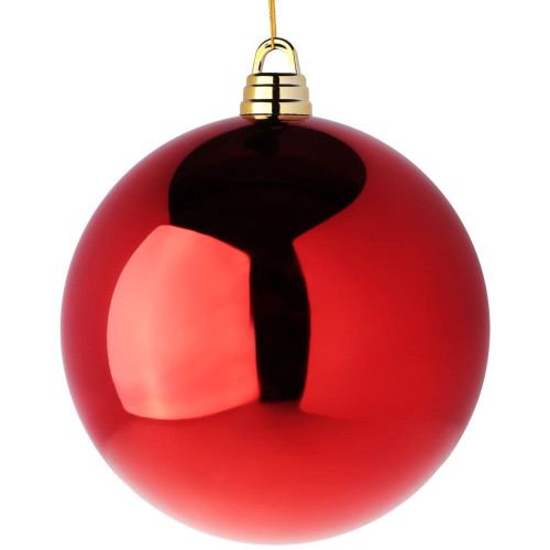 Шар новогодний 20см, красный СНОУ БУМ (372-620)