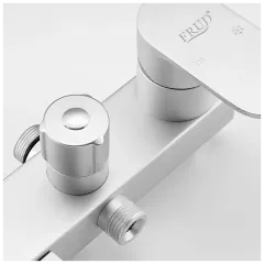 Душевая стойка FRUD R24001 серебро