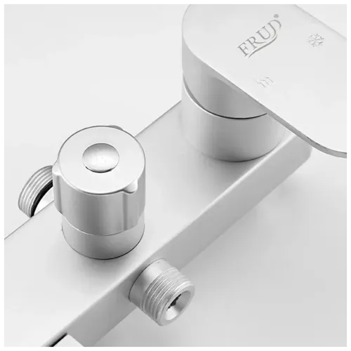 Душевая стойка FRUD R24001 серебро