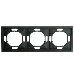 Рамка 3-пост ЭМИЛИ черный PFR00-5003-05
