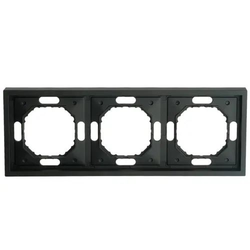 Рамка 3-пост ЭМИЛИ черный PFR00-5003-05
